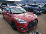 2013 Hyundai Veloster Turbo Red vin: KMHTC6AEXDU113109