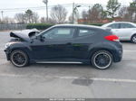 2013 Hyundai Veloster Turbo W/blue Black vin: KMHTC6AEXDU126720