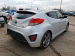 2013 Hyundai Veloster Turbo Silver vin: KMHTC6AEXDU151178