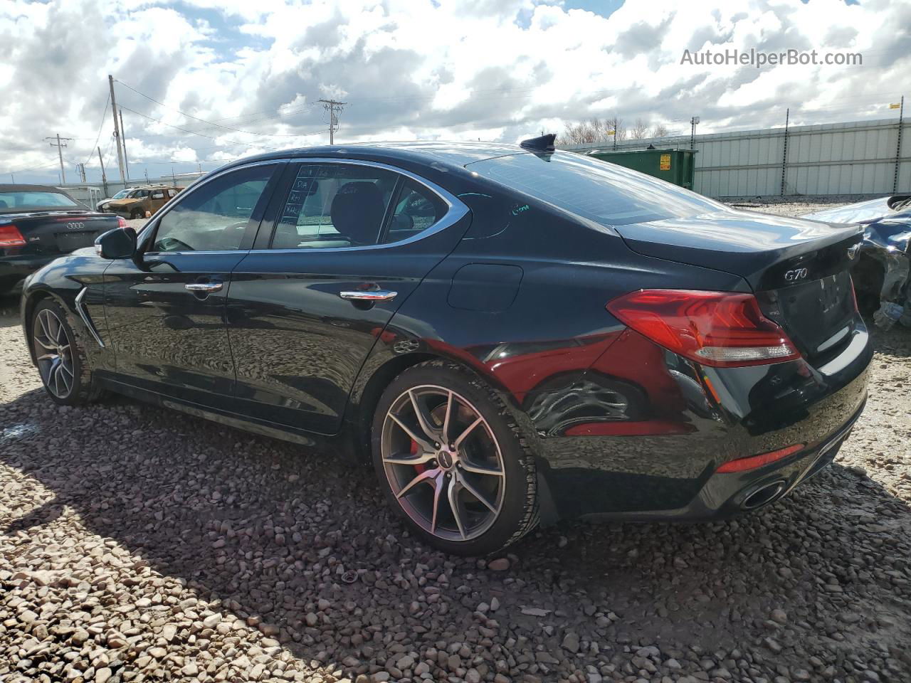 2019 Genesis G70 Prestige Black vin: KMTG34LE6KU026345