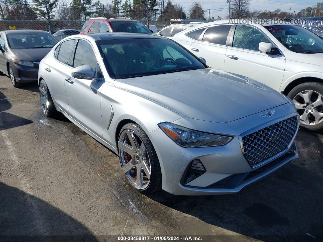 2019 Genesis G70 3.3t Advanced Серебряный vin: KMTG34LEXKU019933