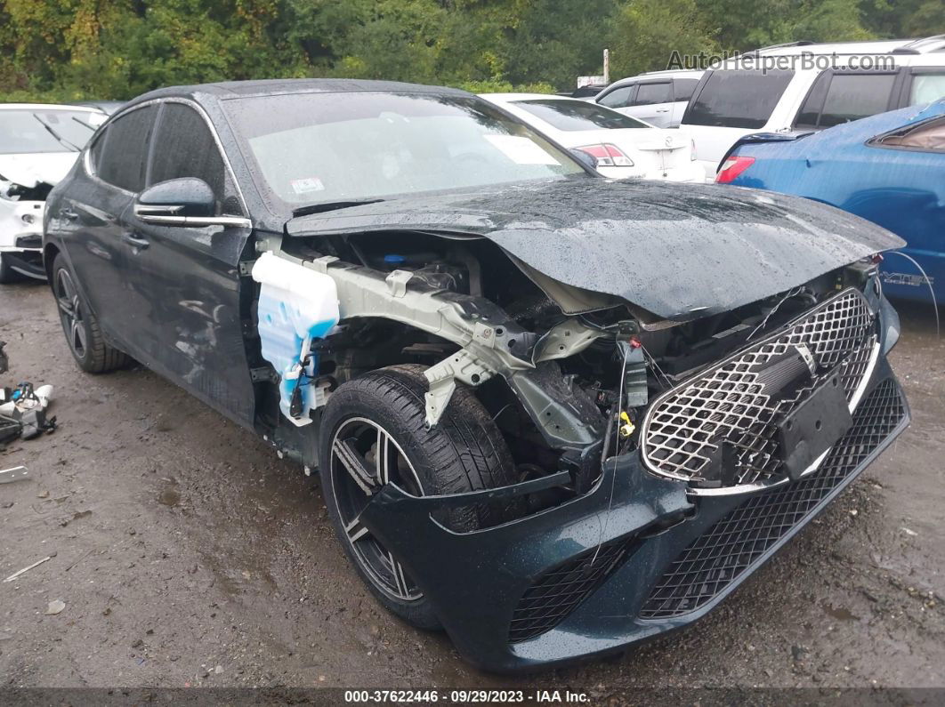 2022 Genesis G70 2.0t Awd Gray vin: KMTG34TA0NU101574