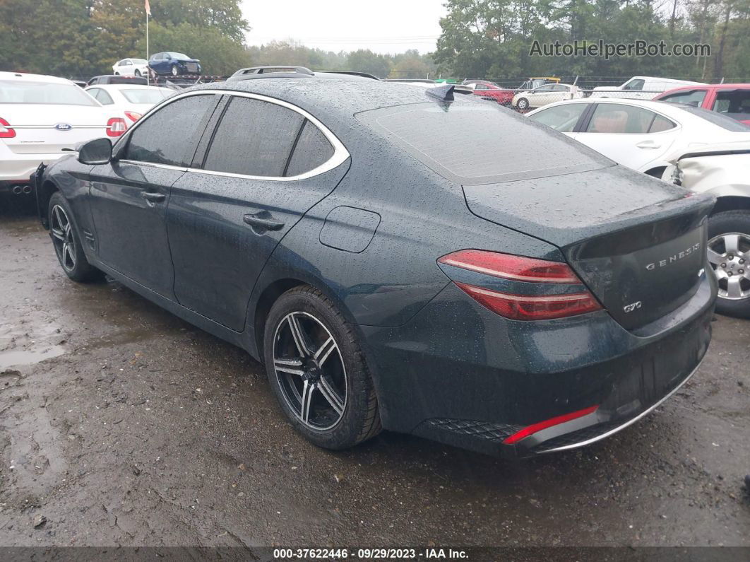 2022 Genesis G70 2.0t Awd Gray vin: KMTG34TA0NU101574