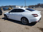 2022 Genesis G70 Base White vin: KMTG34TA2NU092487