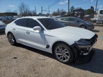 2022 Genesis G70 Base White vin: KMTG34TA2NU092487