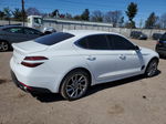 2022 Genesis G70 Base White vin: KMTG34TA2NU092487