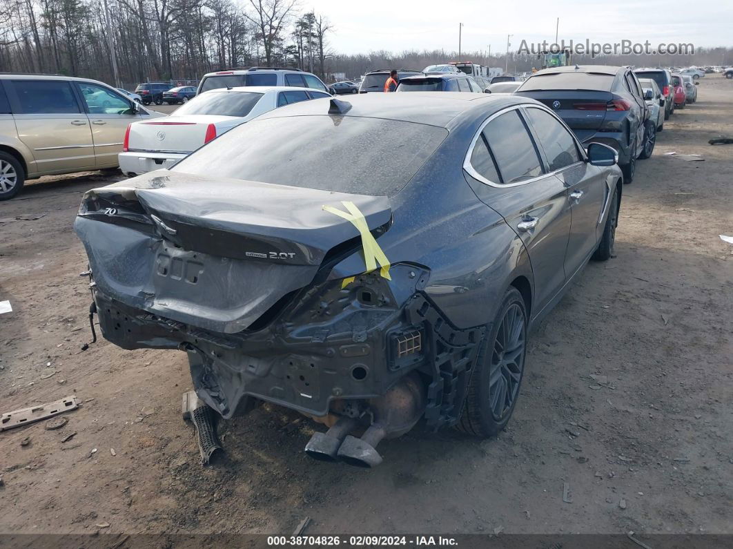 2019 Genesis G70 2.0t Advanced Gray vin: KMTG44LA4KU033109