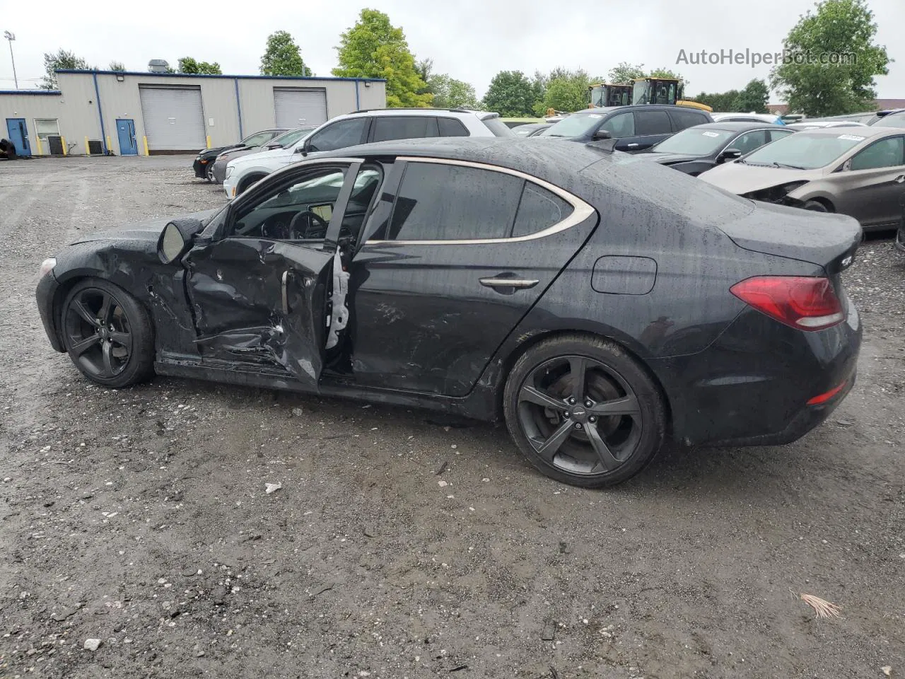 2019 Genesis G70 Prestige Black vin: KMTG44LA9KU012966