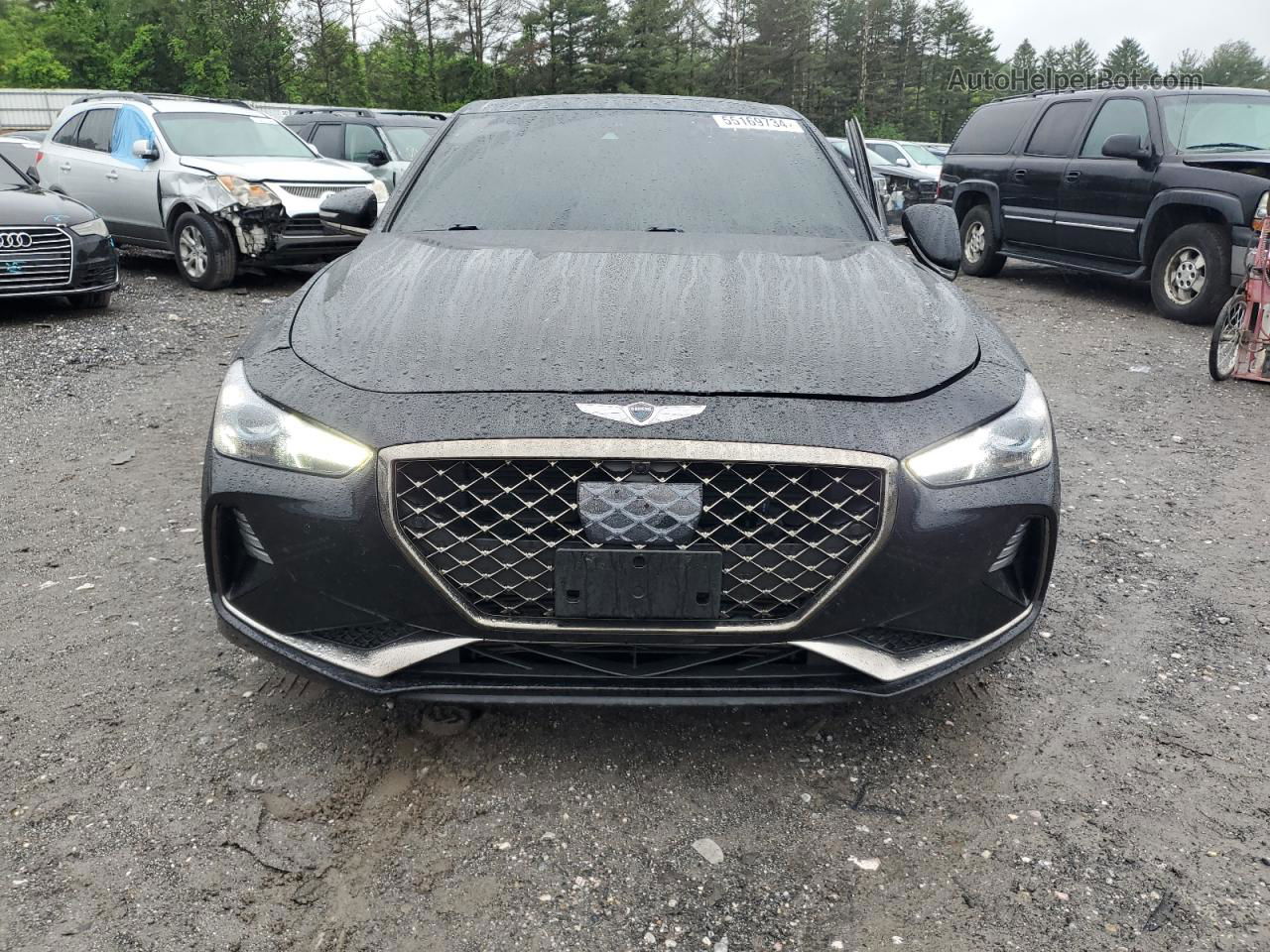 2019 Genesis G70 Prestige Black vin: KMTG44LA9KU012966