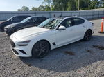 2022 Genesis G70 Base White vin: KMTG54TE2NU095774