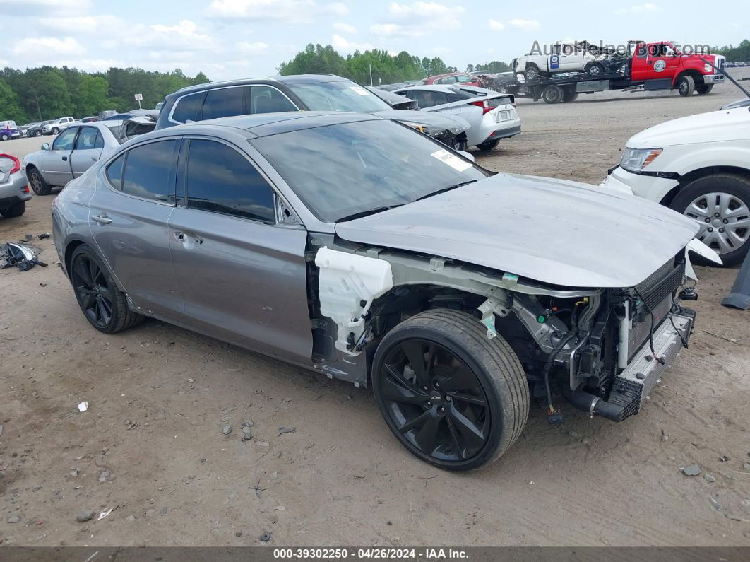 2022 Genesis G70 3.3t Awd Серый vin: KMTG54TE7NU088318