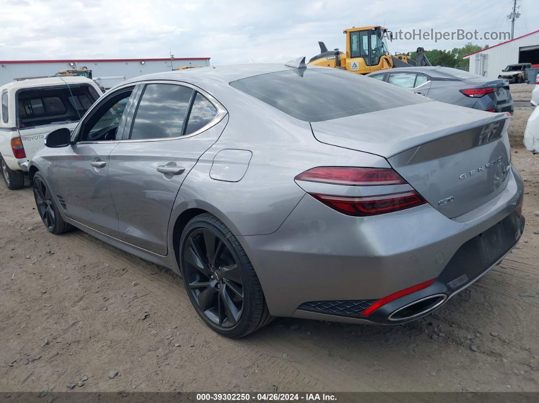 2022 Genesis G70 3.3t Awd Серый vin: KMTG54TE7NU088318