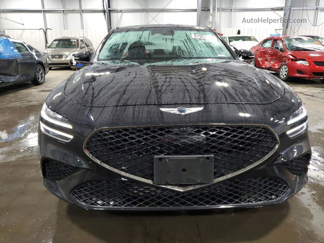 2022 Genesis G70 Base Black vin: KMTG54TE9NU102509