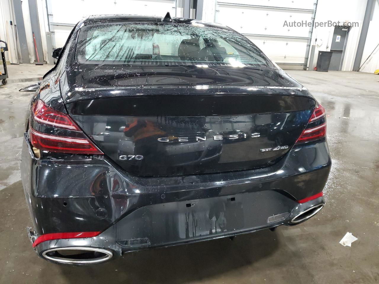 2022 Genesis G70 Base Black vin: KMTG54TE9NU102509