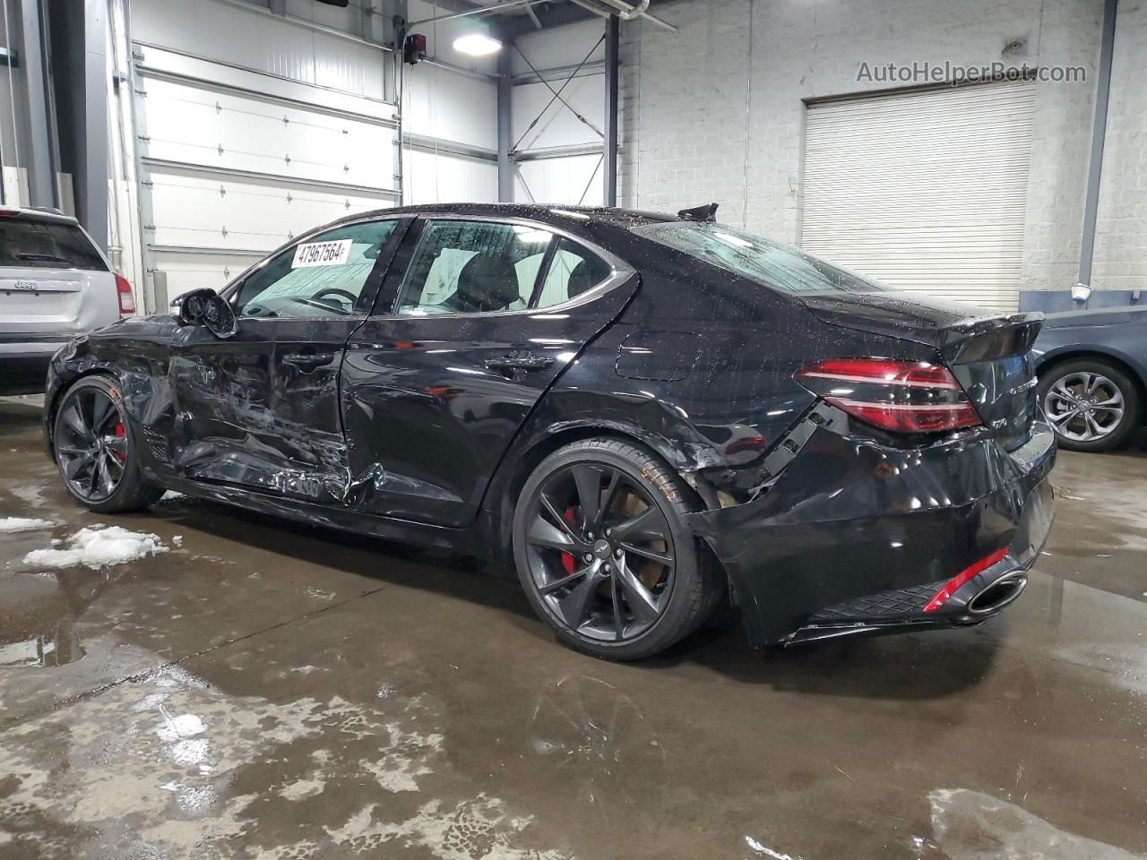 2022 Genesis G70 Base Black vin: KMTG54TE9NU102509