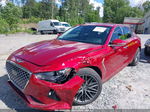 2019 Genesis G70 2.0t Advanced Red vin: KMTG64LA0KU037880