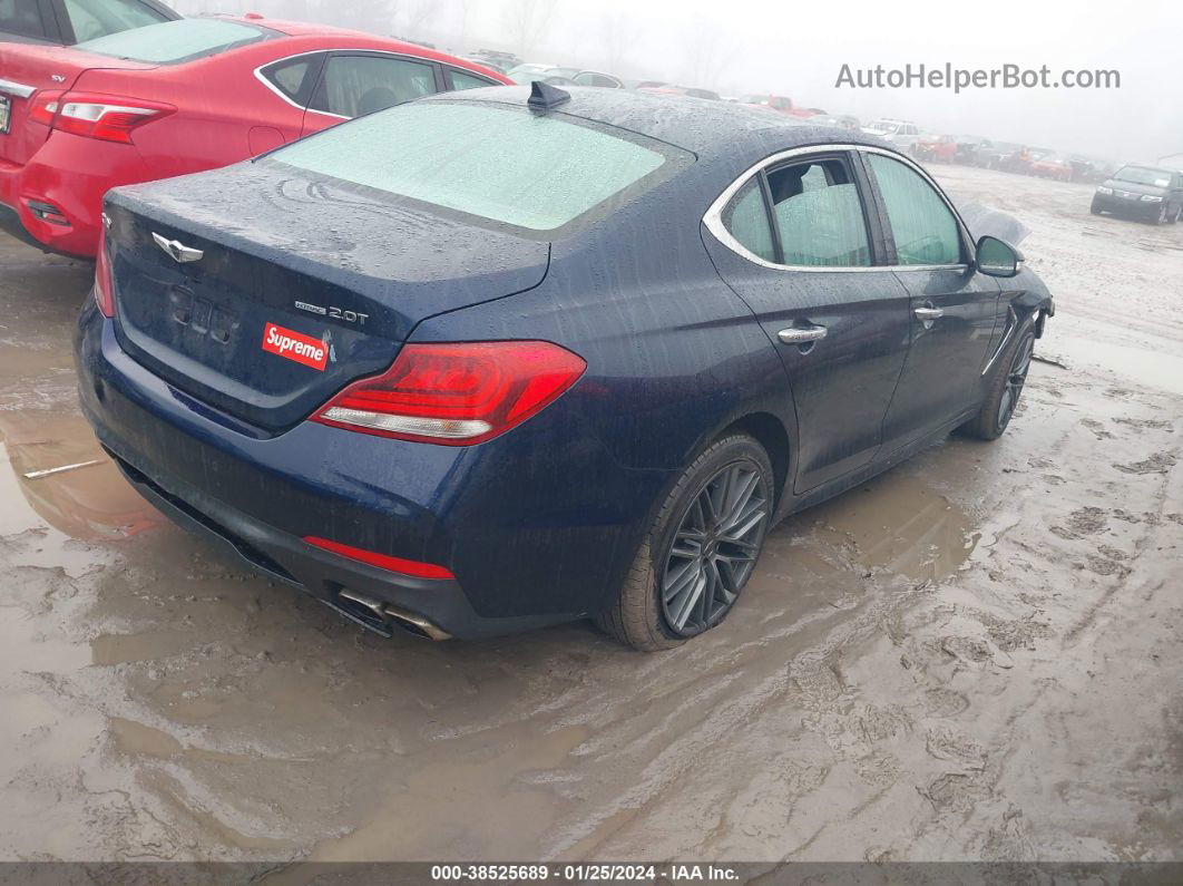 2019 Genesis G70 2.0t Elite Blue vin: KMTG64LA5KU011971