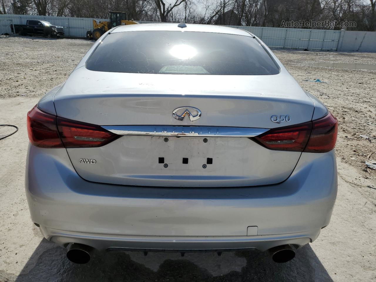 2019 Infiniti Q50 Luxe Серый vin: JN1EV7AR3KM559487