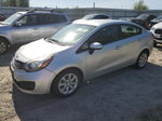 2013 Kia Rio Lx Серебряный vin: KNADM4A30D6124467