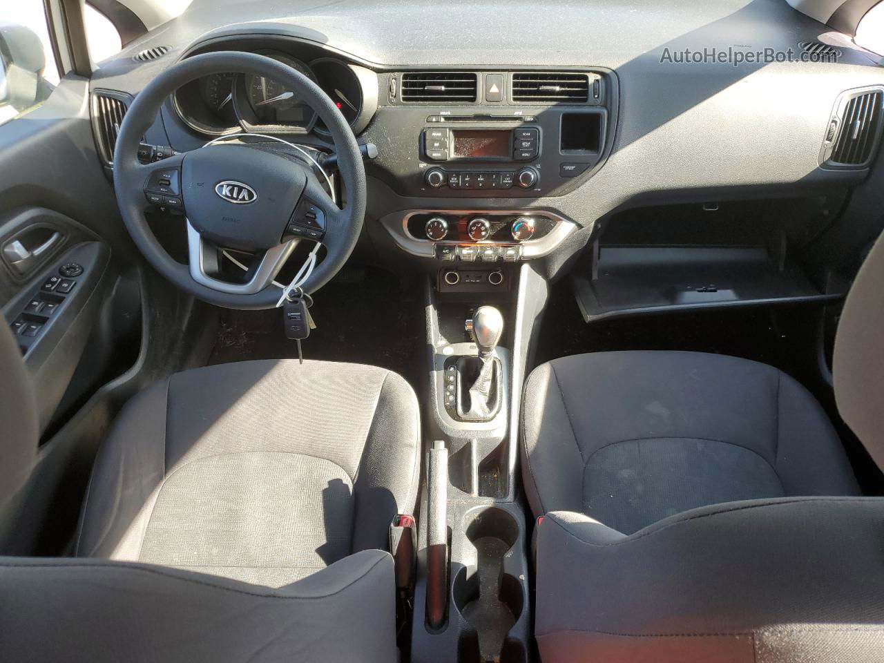 2013 Kia Rio Lx Серебряный vin: KNADM4A30D6124467