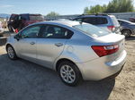 2013 Kia Rio Lx Silver vin: KNADM4A30D6124467