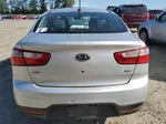 2013 Kia Rio Lx Silver vin: KNADM4A30D6124467