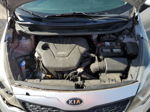 2013 Kia Rio Lx Silver vin: KNADM4A30D6124467