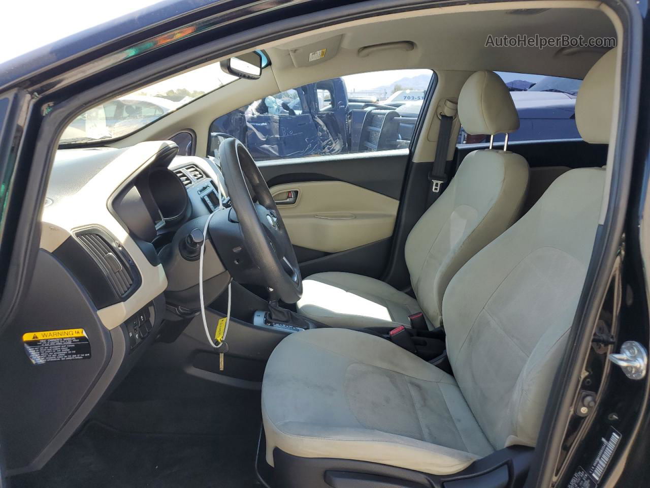 2013 Kia Rio Lx Черный vin: KNADM4A30D6135436