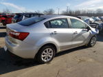 2013 Kia Rio Lx Silver vin: KNADM4A30D6163818