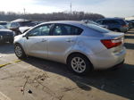 2013 Kia Rio Lx Silver vin: KNADM4A30D6163818