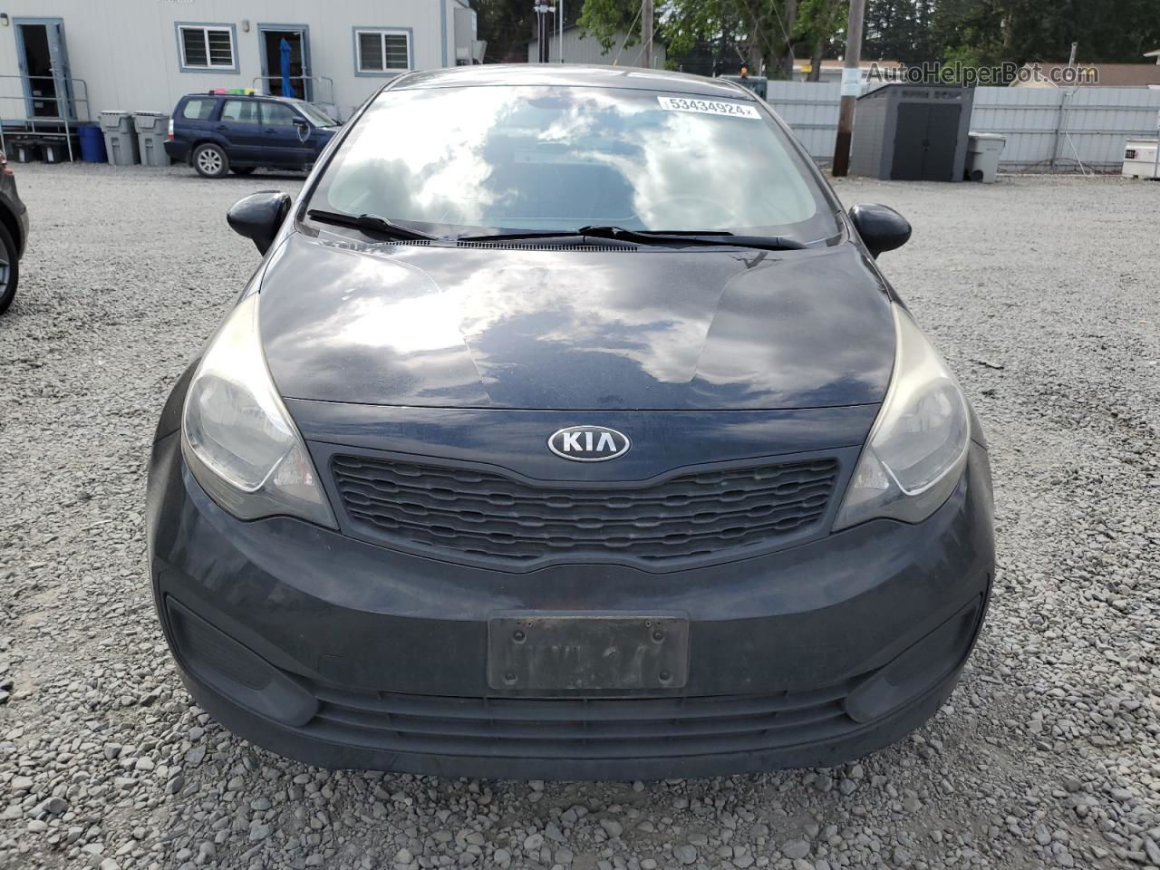 2013 Kia Rio Lx Black vin: KNADM4A30D6194860