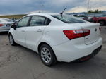 2013 Kia Rio Lx White vin: KNADM4A30D6211883