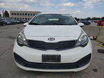 2013 Kia Rio Lx White vin: KNADM4A30D6211883