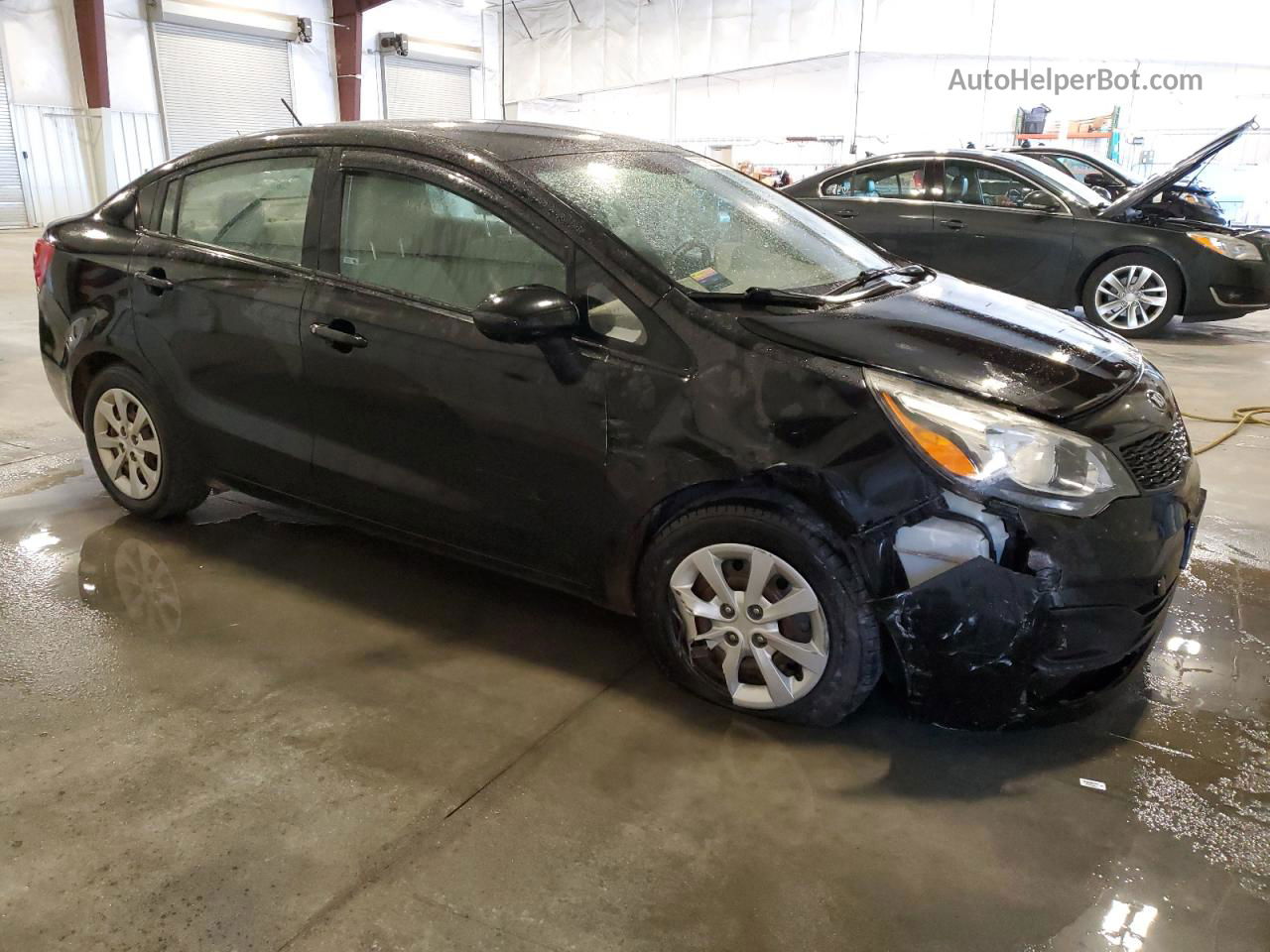 2013 Kia Rio Lx Black vin: KNADM4A30D6212743