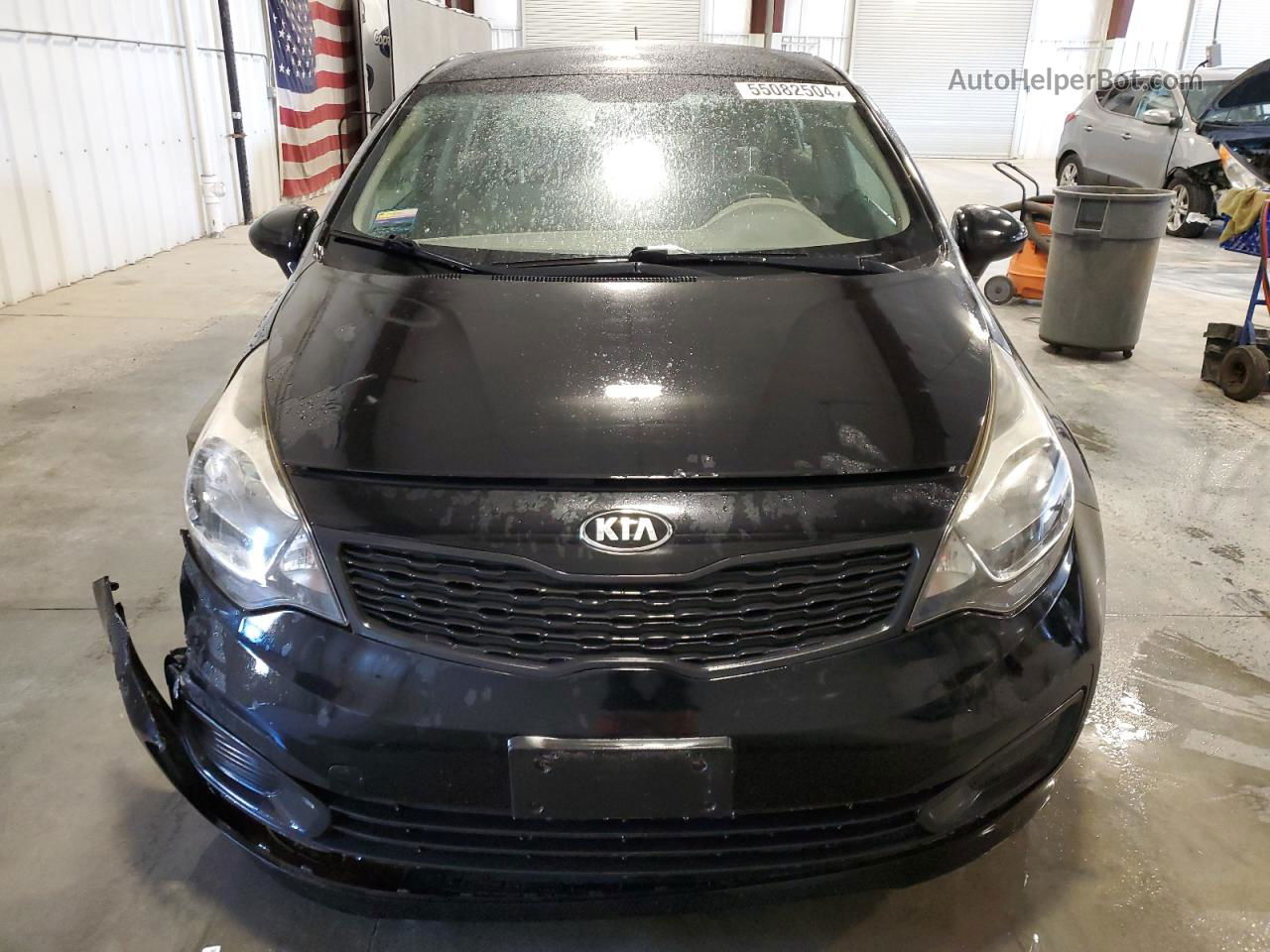 2013 Kia Rio Lx Black vin: KNADM4A30D6212743