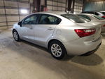 2013 Kia Rio Lx Silver vin: KNADM4A30D6222592