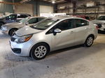 2013 Kia Rio Lx Silver vin: KNADM4A30D6222592