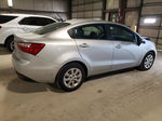 2013 Kia Rio Lx Silver vin: KNADM4A30D6222592