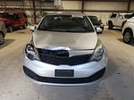 2013 Kia Rio Lx Silver vin: KNADM4A30D6222592