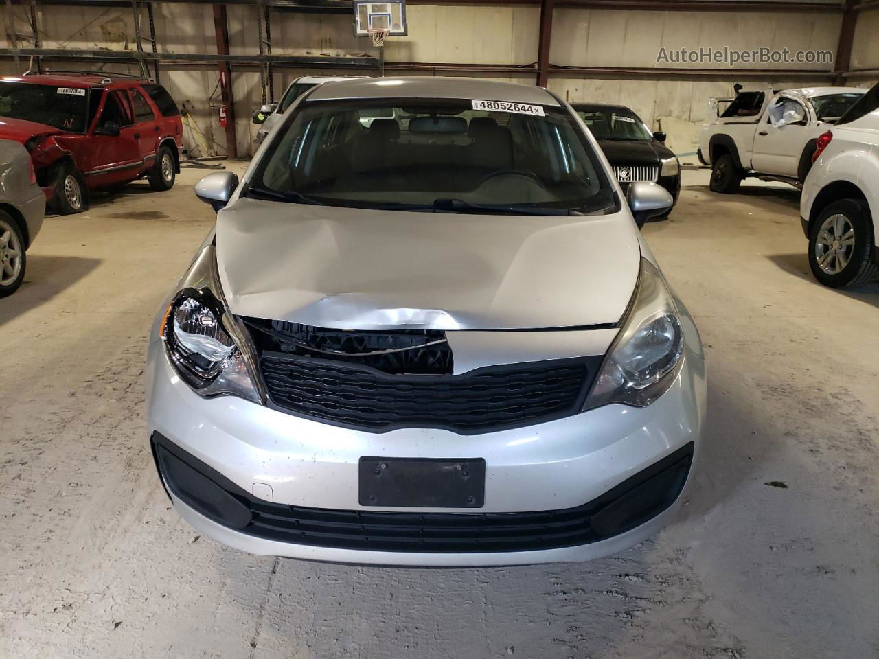 2013 Kia Rio Lx Серебряный vin: KNADM4A30D6222592