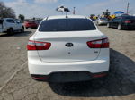 2013 Kia Rio Lx White vin: KNADM4A30D6231566