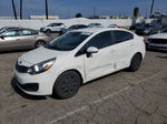 2013 Kia Rio Lx White vin: KNADM4A30D6231566