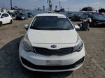 2013 Kia Rio Lx White vin: KNADM4A30D6231566