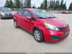 2013 Kia Rio Lx Red vin: KNADM4A30D6255110