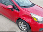 2013 Kia Rio Lx Red vin: KNADM4A30D6255110