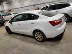 2013 Kia Rio Lx White vin: KNADM4A30D6283490