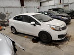 2013 Kia Rio Lx White vin: KNADM4A30D6283490