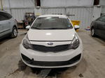 2013 Kia Rio Lx White vin: KNADM4A30D6283490