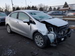 2013 Kia Rio Lx Silver vin: KNADM4A30D6307920