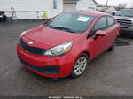 2014 Kia Rio Lx Red vin: KNADM4A30E6326209